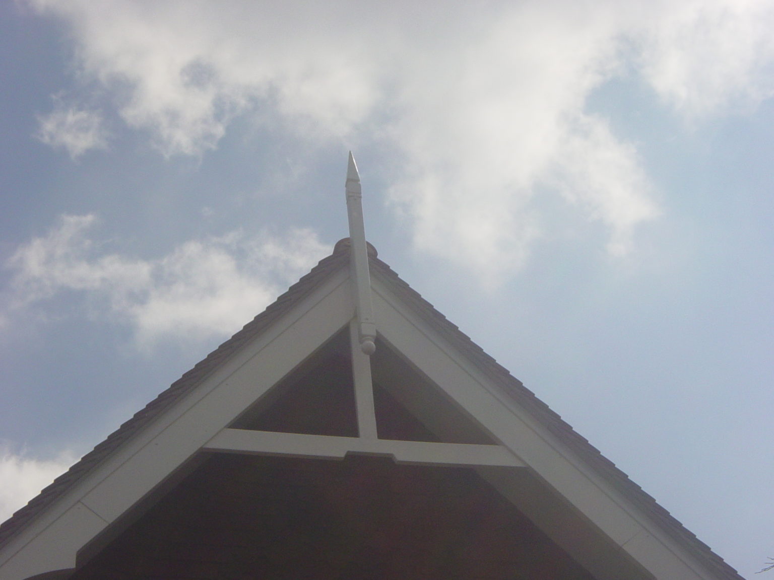Gable End Finial and Cross Brace